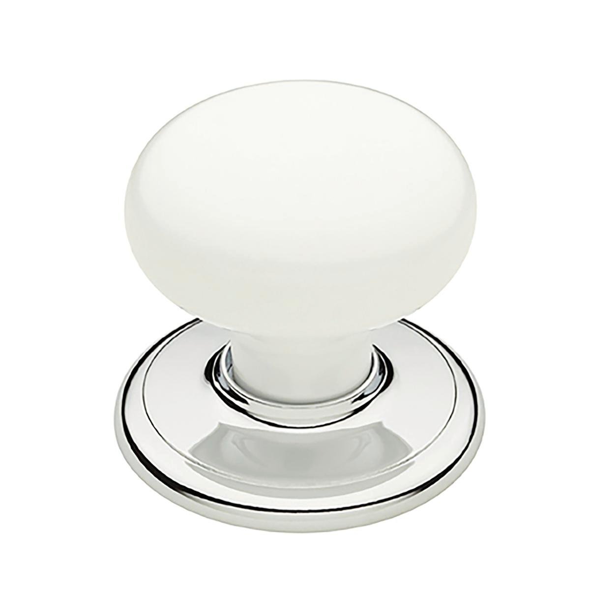 Gainsborough Classic Series Wardrobe Knobset Bright Chrome / White Interior