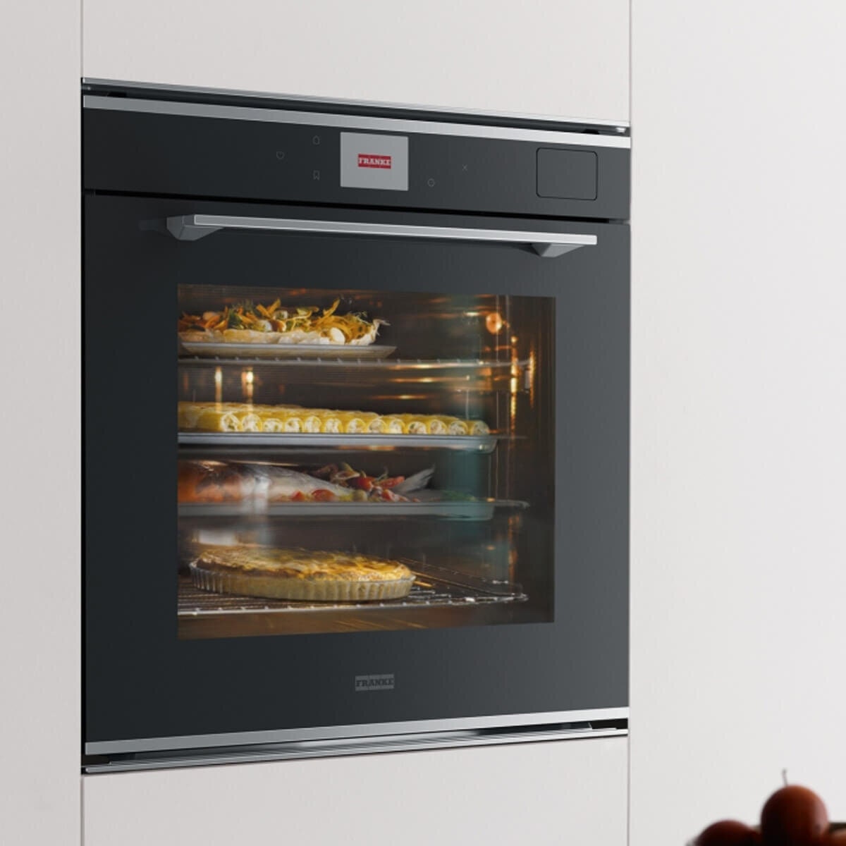 Franke 60cm steam oven - 73L, 16 functions, 1.5L water reservoir, stainless trim - FMY99HSXS
