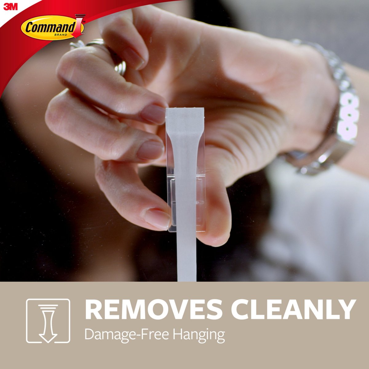 Command Matte Black Adhesive Hooks - Damage Free, 3 Pack Combo