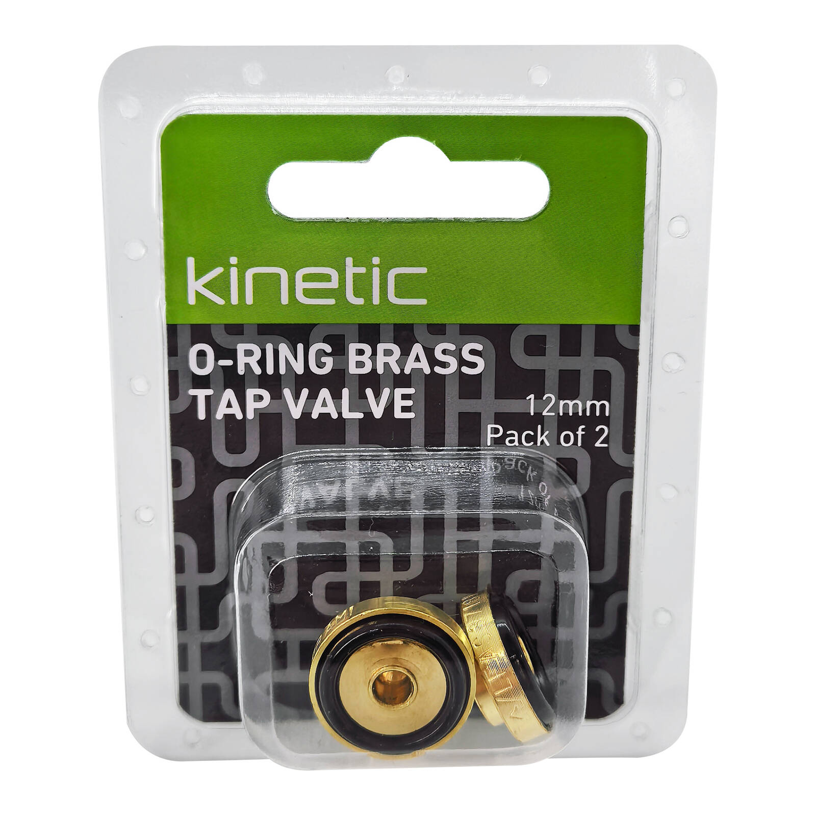 Kinetic 12mm O-Ring Brass Tap Valve