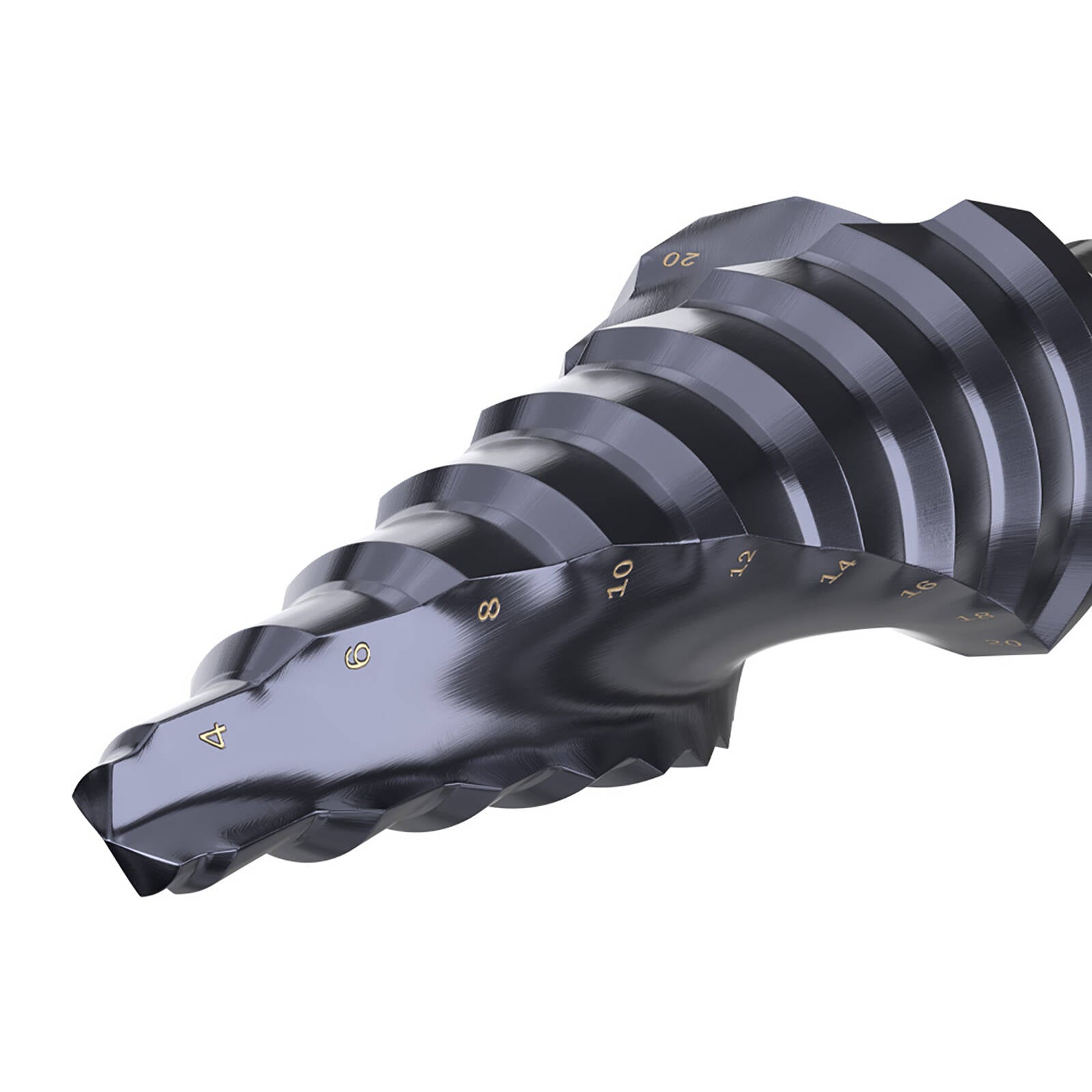 Alpha Onsite+ 4-20mm Step Tip Step Drill Bit Metal Hole Cutter