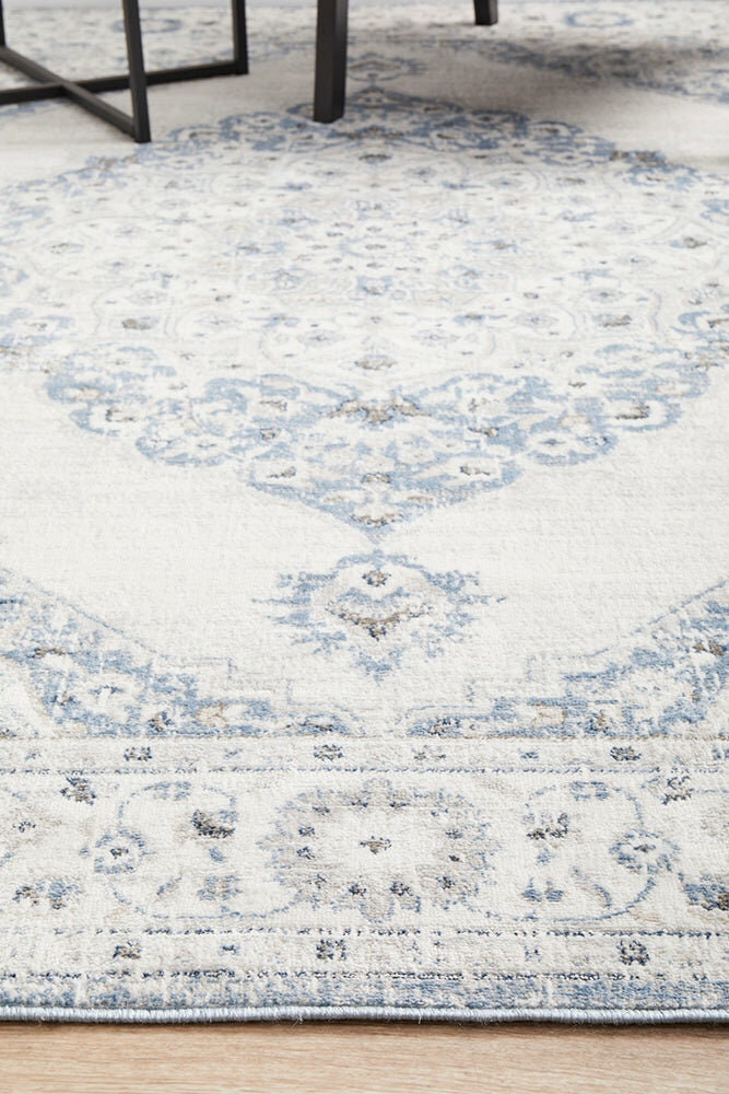 Rug Culture Emotion Extra Large Rug 330x240cm - Multi-coloured Power Loomed Polyester - EMO77BLUE330X240