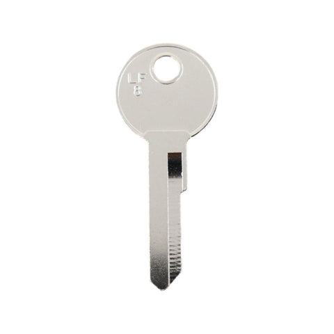 EHI LF8 Silver Nickel Plated Brass Blank Key