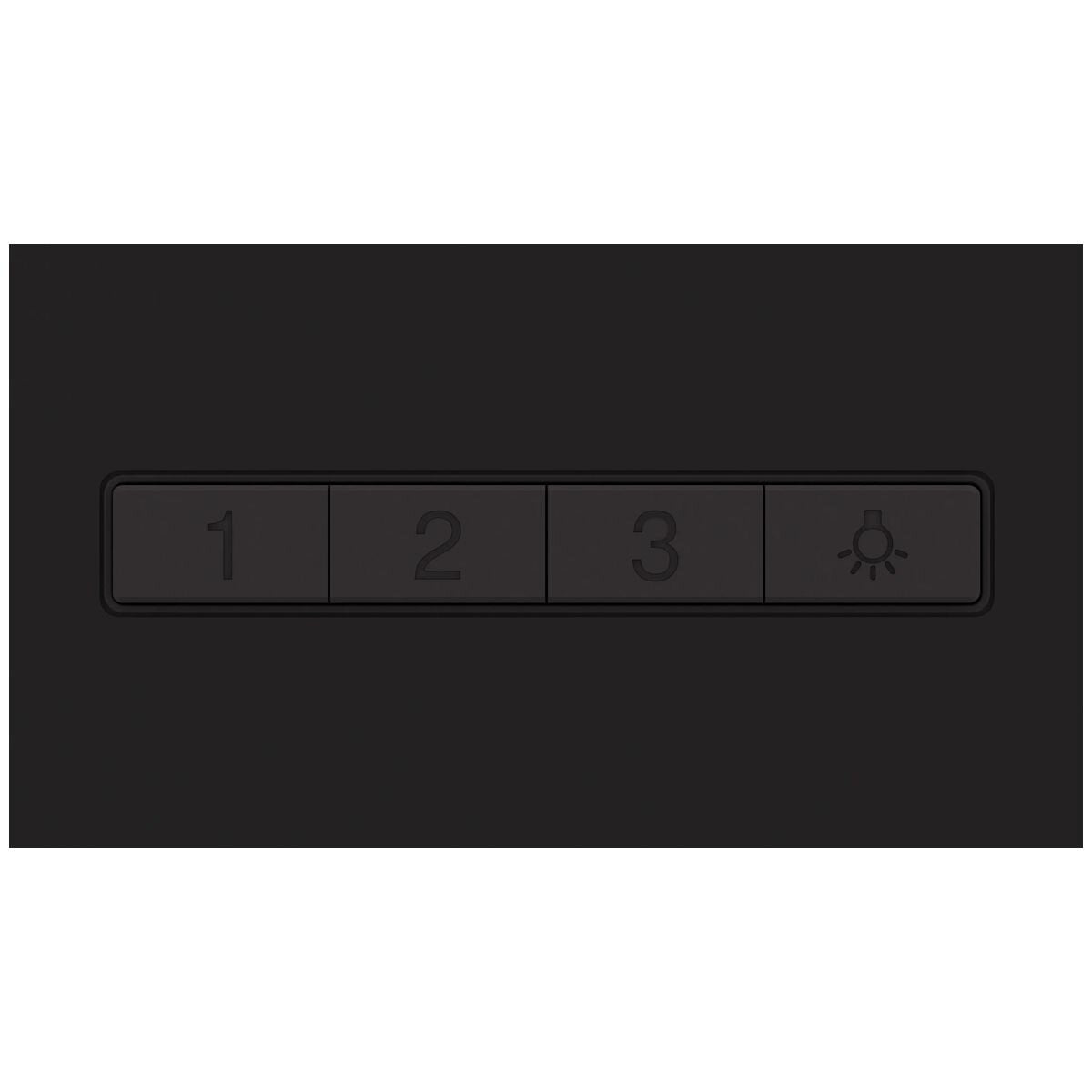Bosch Series 4 90cm canopy rangehood - Matt black - 594m³/h, 3 power levels, push buttons - DWB95CC60A