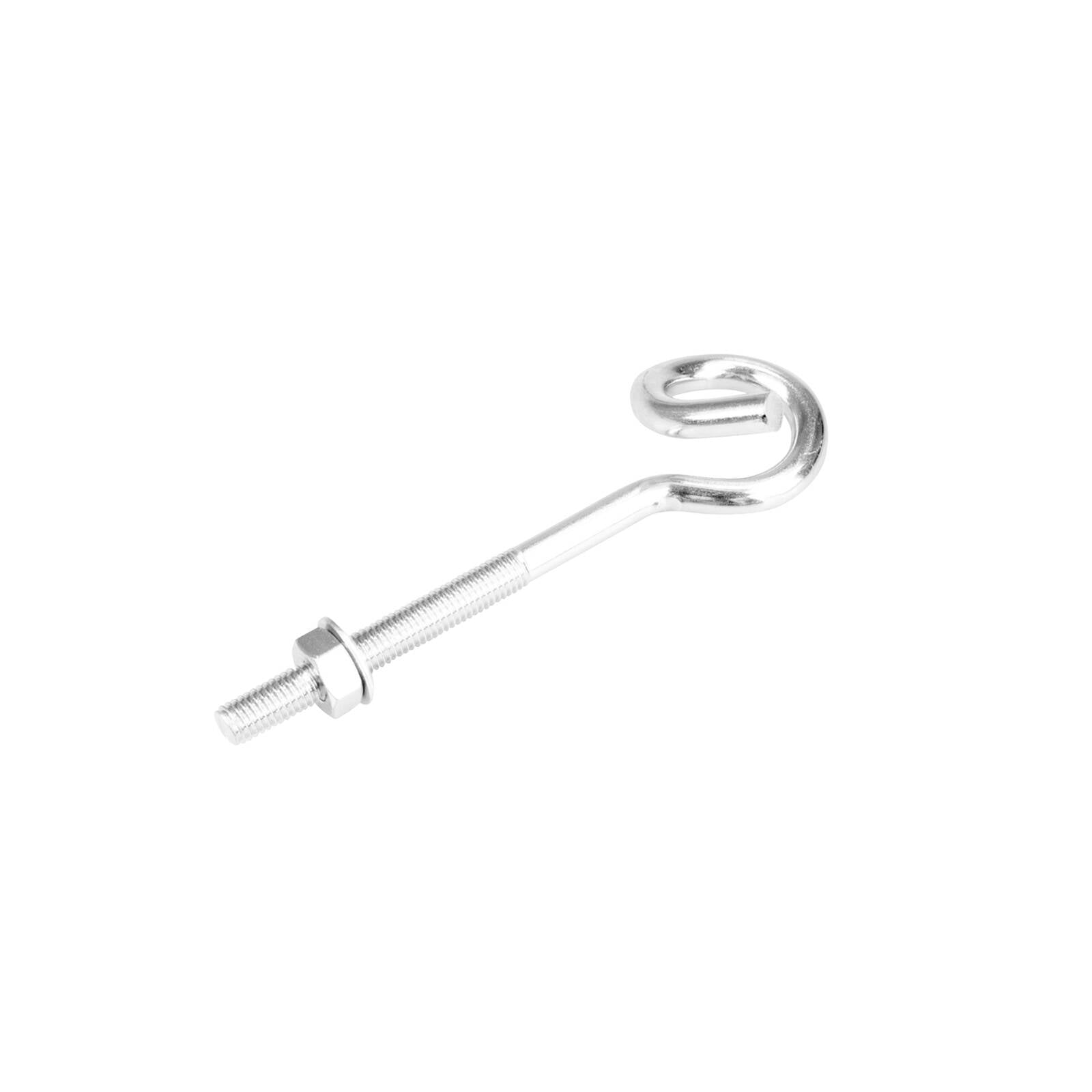 Pinnacle 10 x 160 x 30mm Zinc Plated Steel Eye Loop Bolt