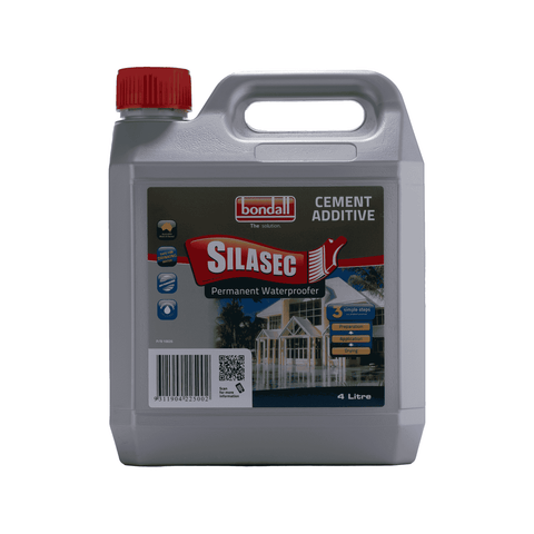 Bondall Silasec 4L Liquid Waterproofing Cement Additive