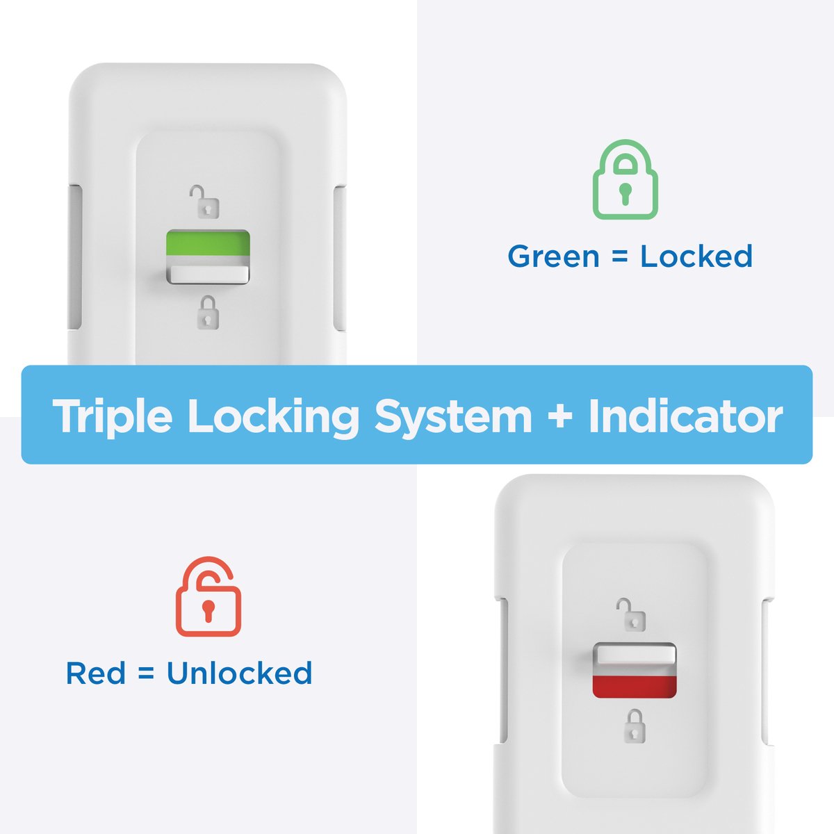 Perma Child Safety Ultimate Cabinet Latch - 4 Pack