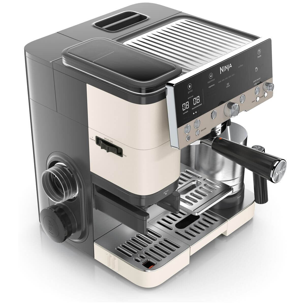 Ninja Luxe Cafe Premier Espresso Machine - Oat Milk Cream - 15+ Drink Presets - ES601WHANZ