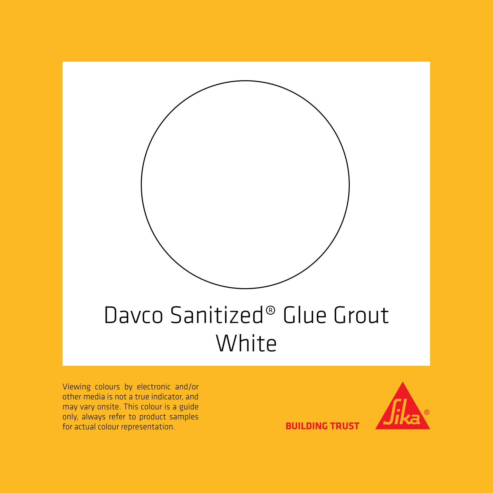 Davco 500ml White Sanitized Glue Grout Paste 1207700