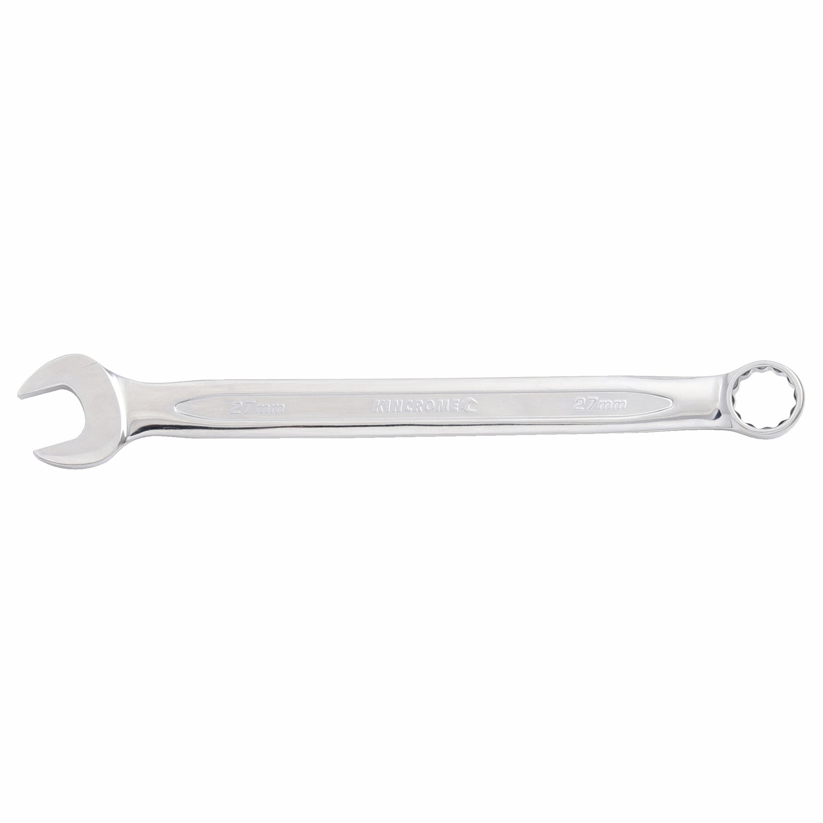 Kincrome 27mm Combination Spanner Chrome Vanadium Steel 12-Point 15-Degree Offset