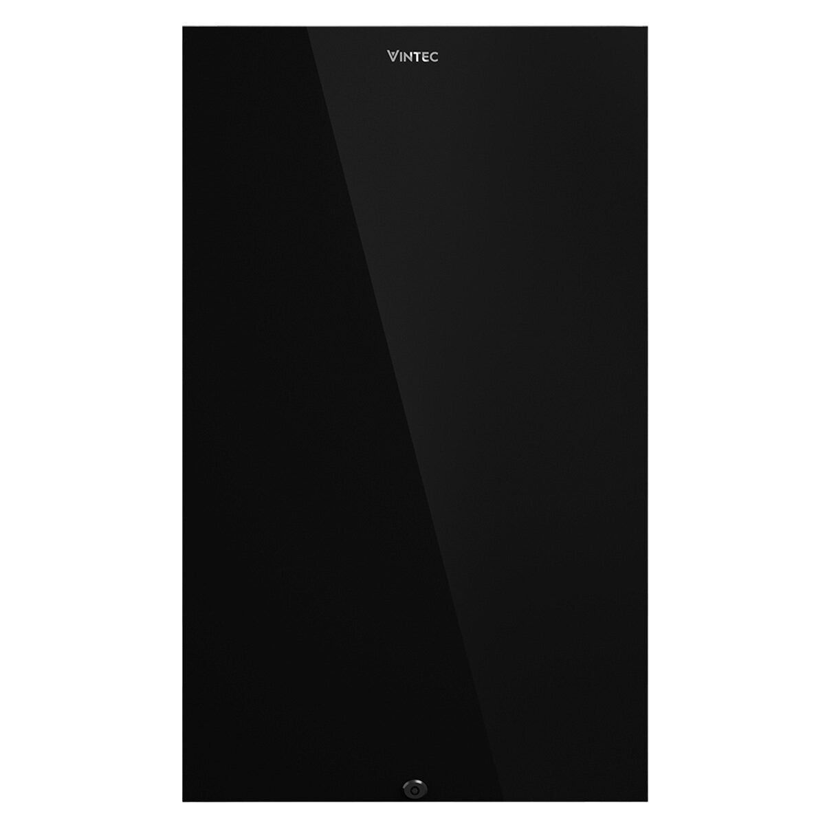 Vintec 35 Bottle Single Zone Wine Fridge - Black, UV-Protected Glass Door, UV-Free LED Lighting - VWS830FAS-X