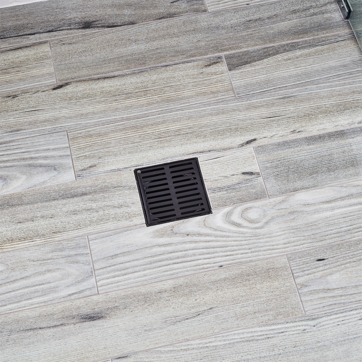 Mondella Black Concerto Square Floor Grate 100mm 316SS Easy Access - SuperSaverAU - view 2