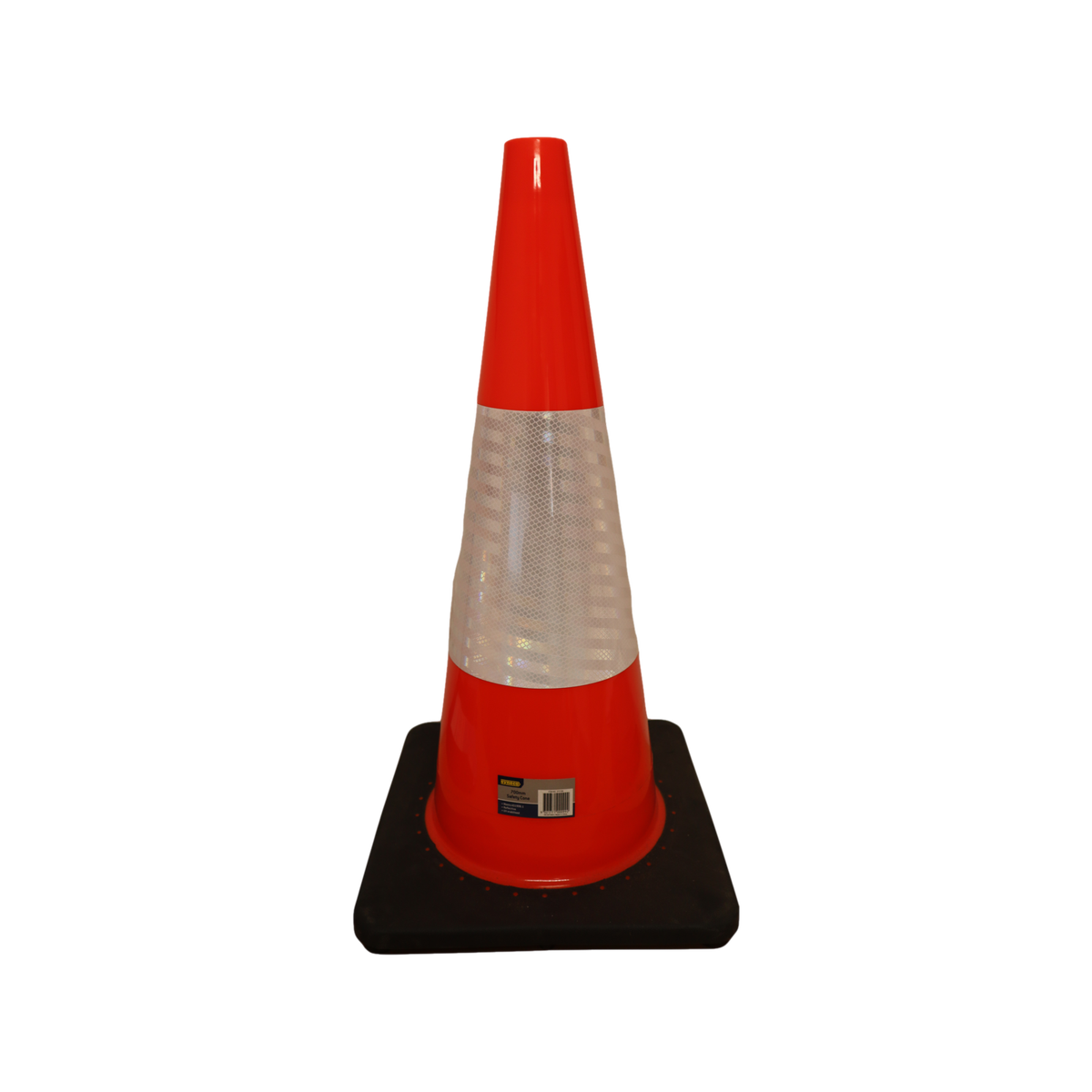 Syneco 700mm PVC Safety Cone with Reflective Tape, Orange