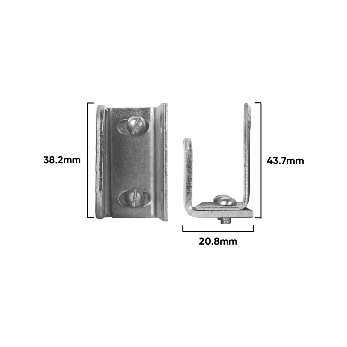 Rolltrak Steel Metal Sliding Door Guide - Top Hung Door