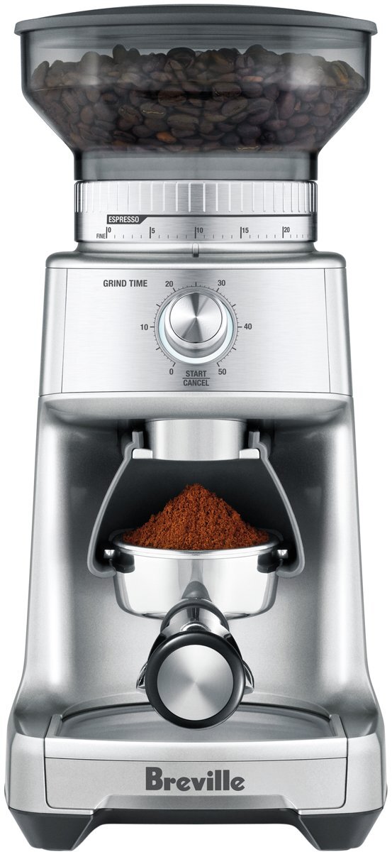 Breville the Dose Control Pro Coffee Grinder - 60 Grind Settings - 340g Bean Hopper - Silver - BCG600SIL