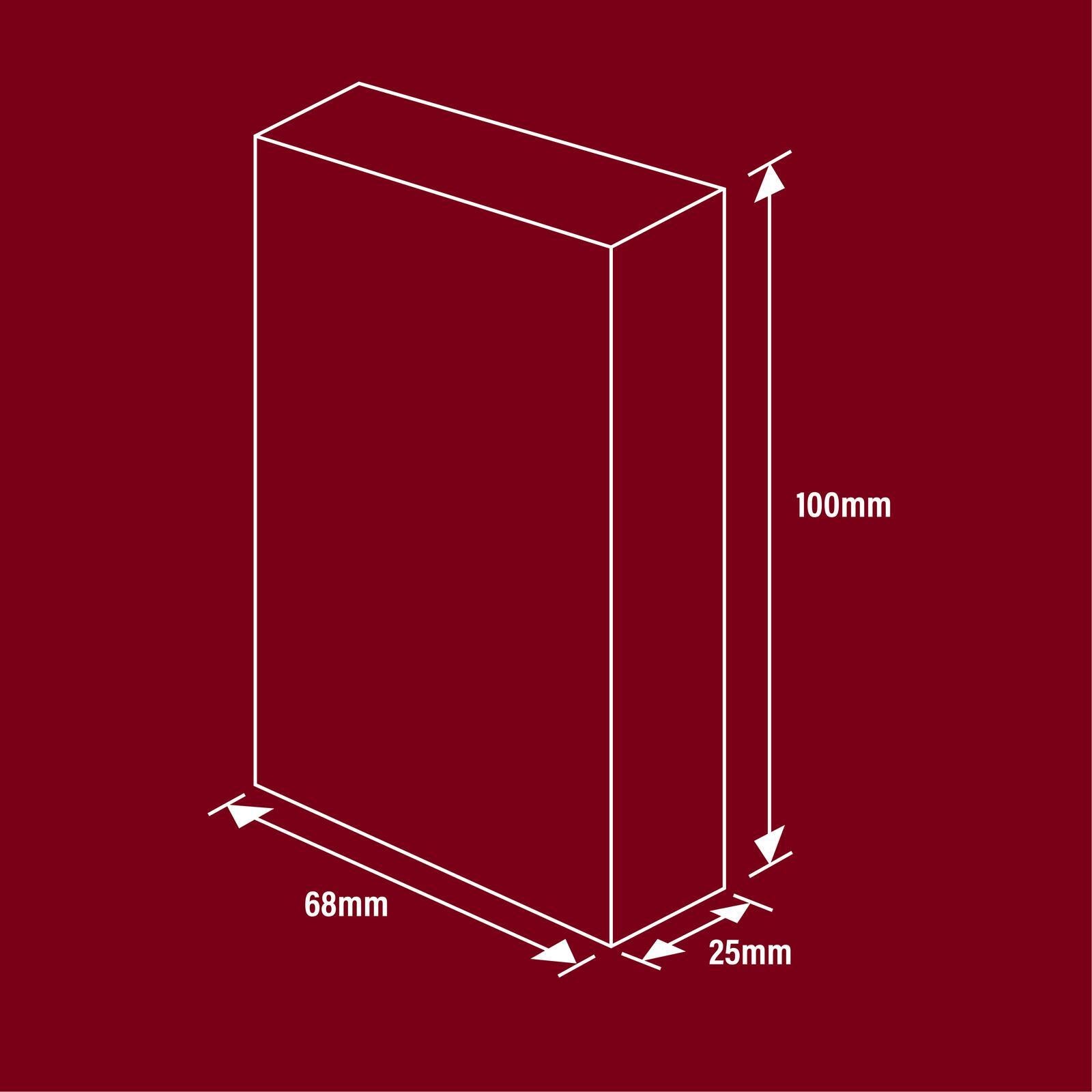 Rocket Medium Sanding Sponge 100 x 70 x 25mm, Flexible Block for Wood & Plaster
