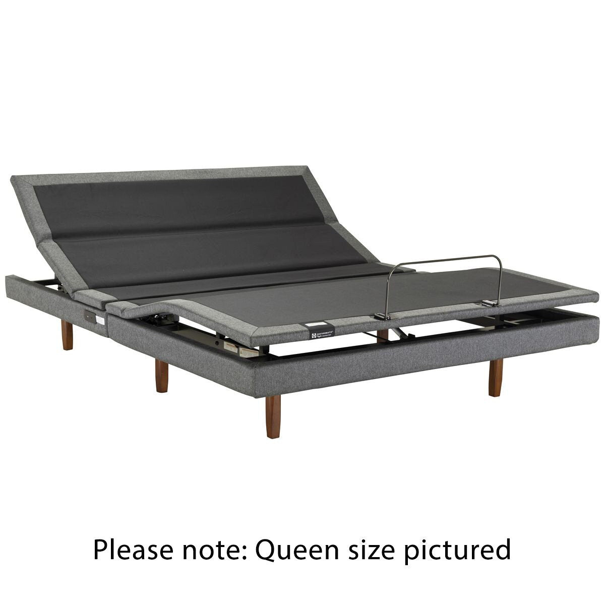 Sealy Apex adjustable bed base King Single - Zero G, Anti Snore, dual massage, charcoal - APX-ADJ-KSG