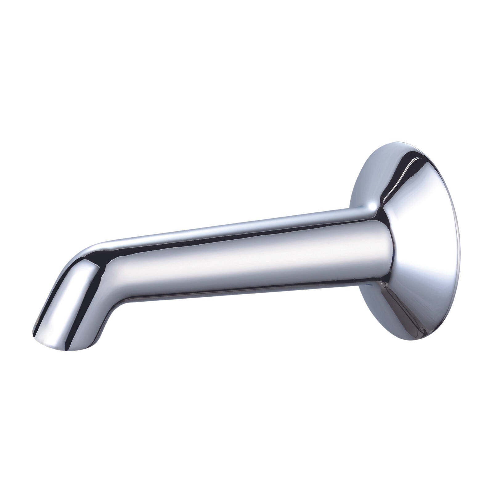 Shaw & Mason Chrome Standard Bath Spout, Brass
