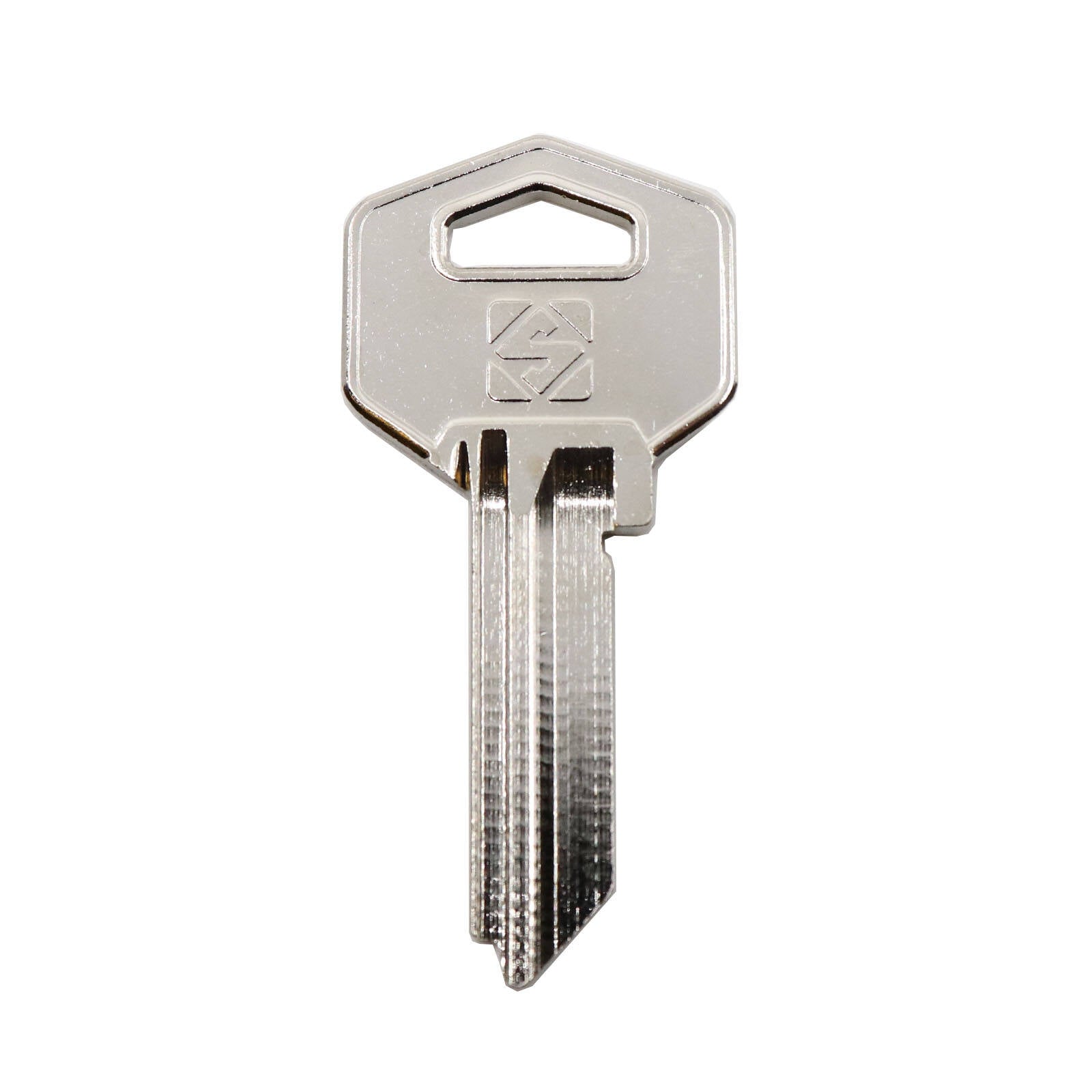 EHI GR9 Silver Blank Key 54mm Nickel Plated Brass
