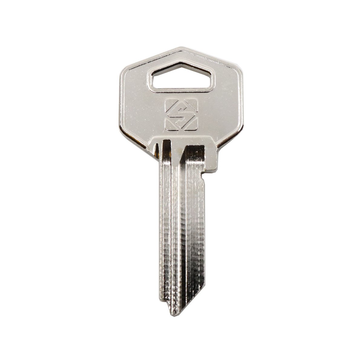 Ehi gr9 Silver Blank Key - Nickel Plated Brass - Key Cutting Service - SuperSaverAU - view 2