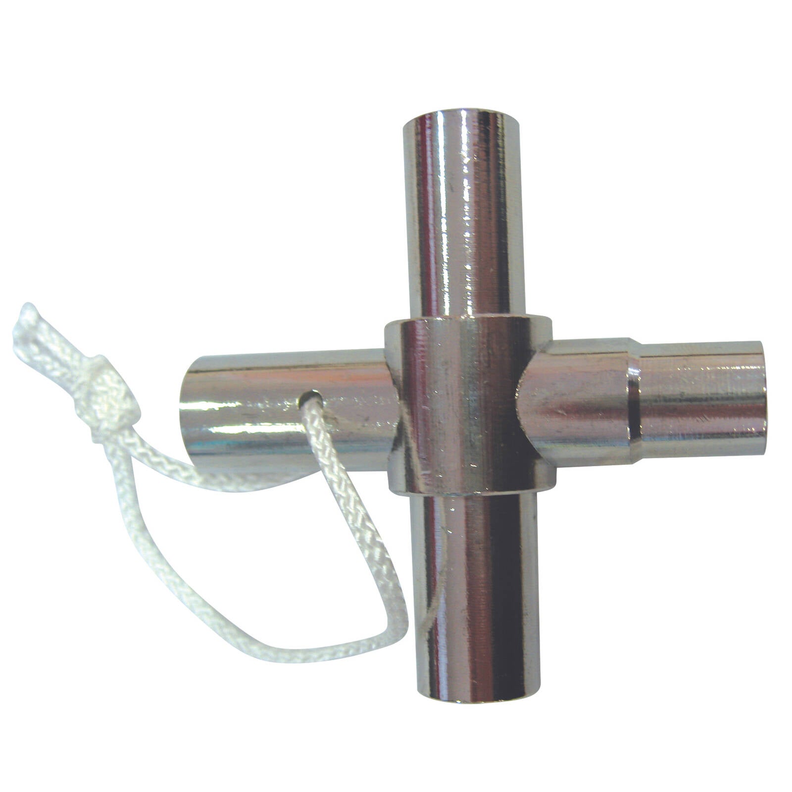 FIX-A-TAP Anti-Vandal Garden Tap Key - Chrome Plated Brass