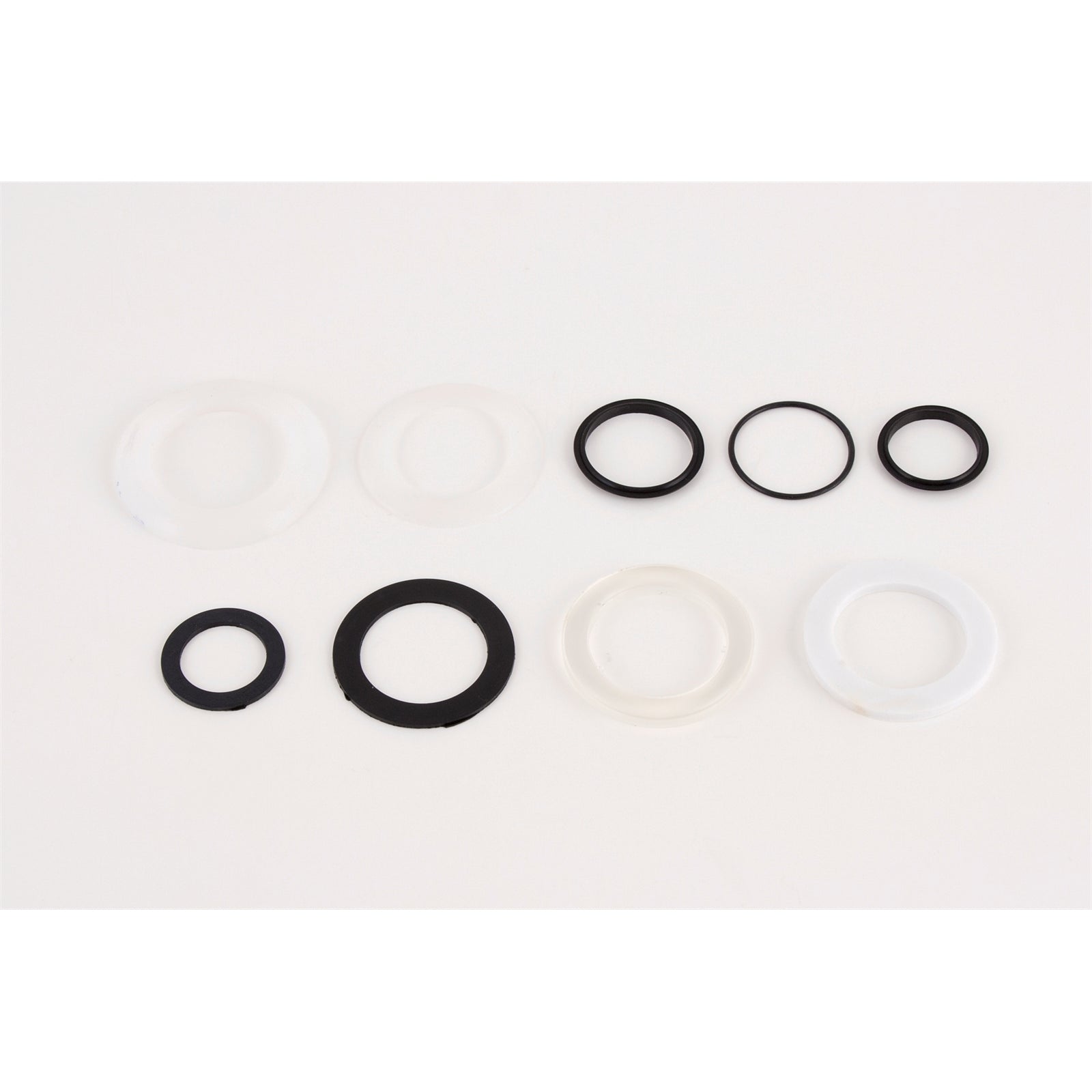 Kinetic Multi Size Waste Seal Kit, Rubber, Black and Clear