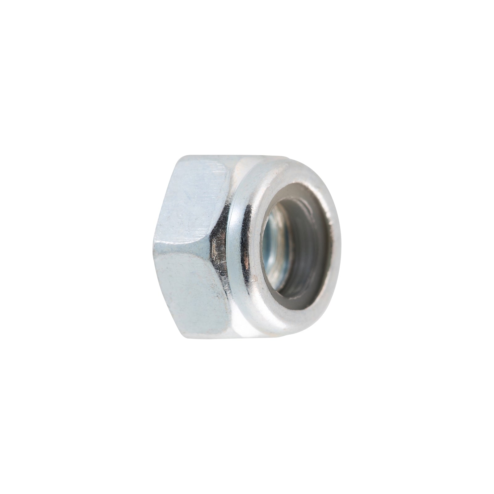Zenith 3/16" Zinc Plated Nylon Lock Nut - 100 Pack