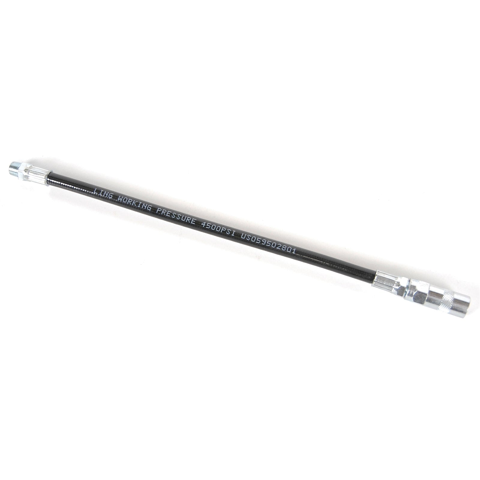 Kincrome Flexible Grease Gun Hose, 300mm, Rubber/Steel, Black