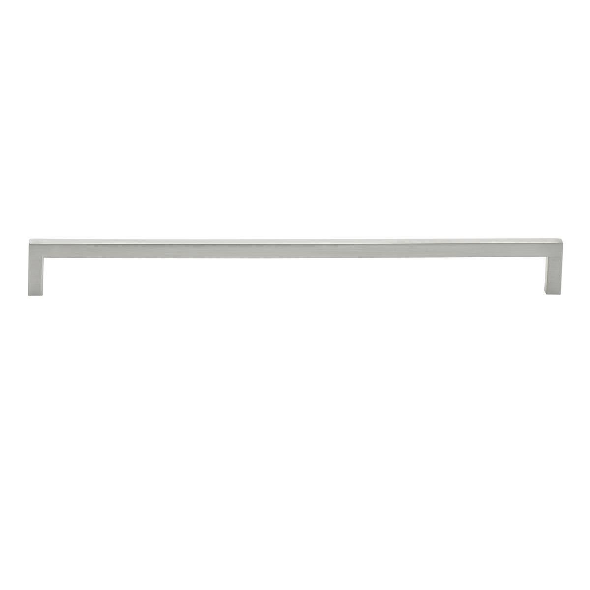Prestige 320mm Brushed Nickel Square Bar Handle - Zinc Alloy, Cabinet & Drawer