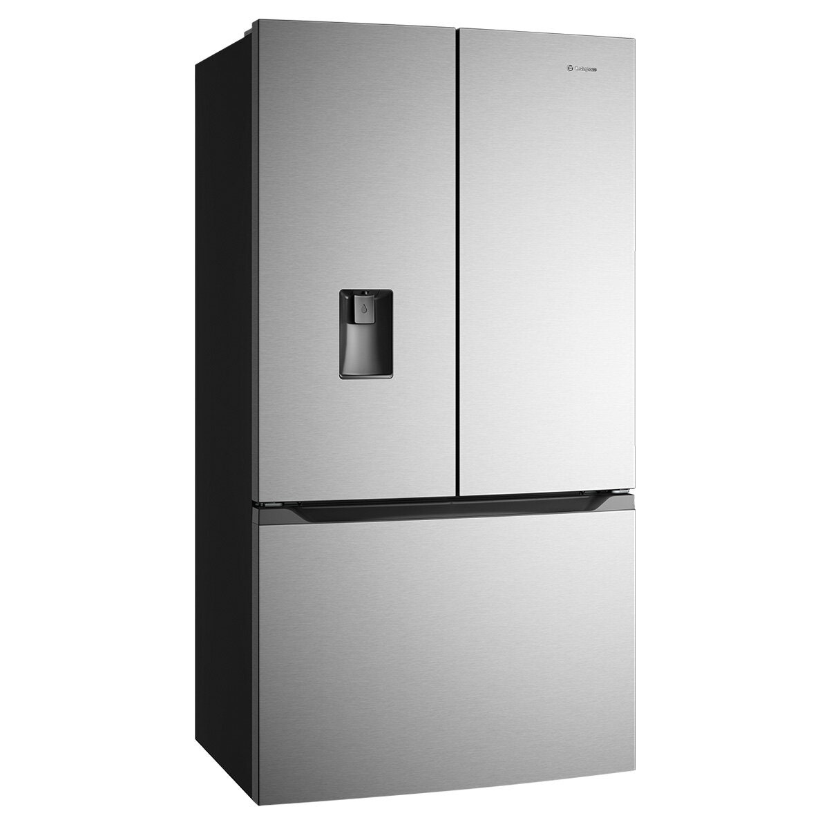 Westinghouse 565L French Door Fridge - Silver, Water Dispenser, Automatic Ice Maker - WHE5650SD