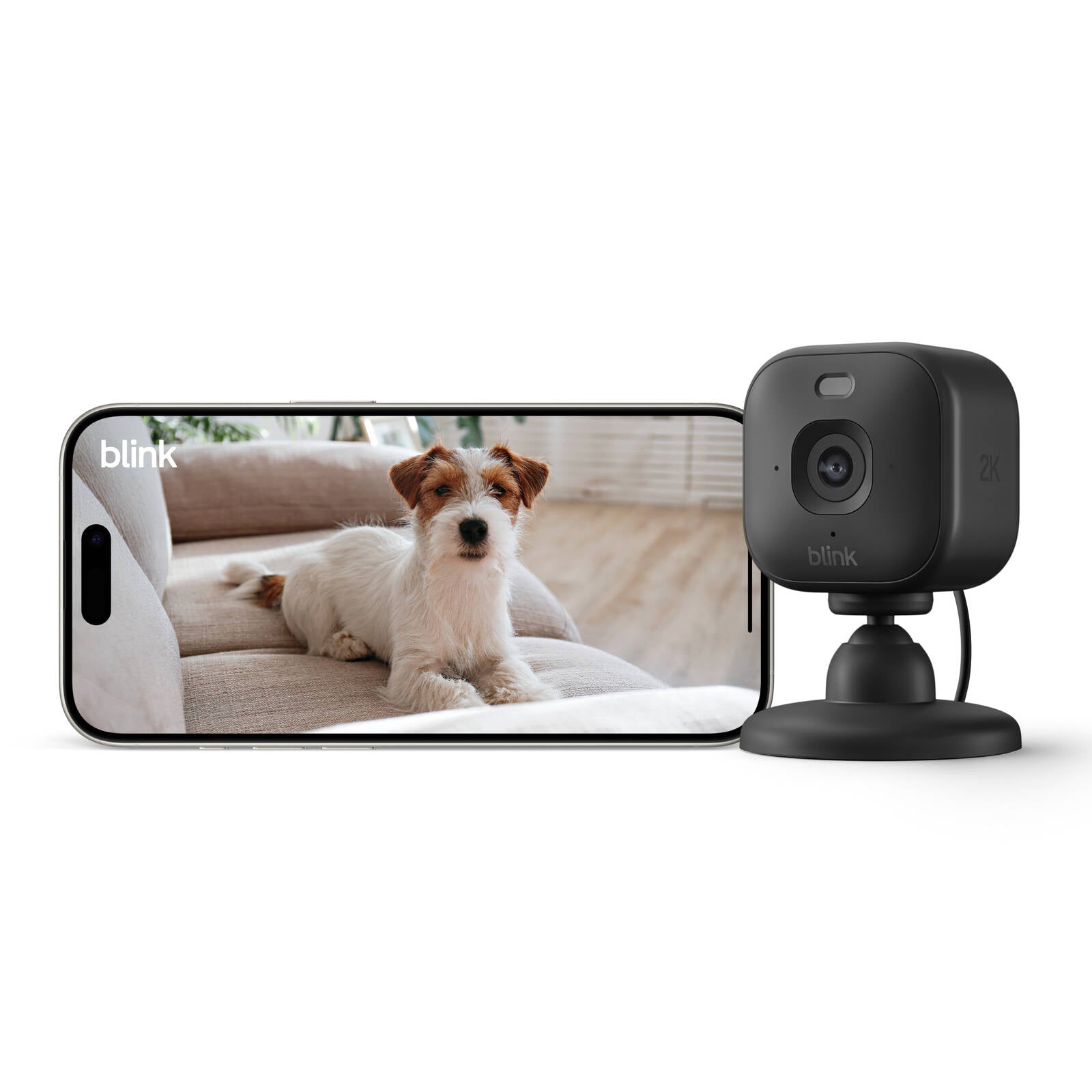 Blink Mini 2K+ Indoor Security Camera Black