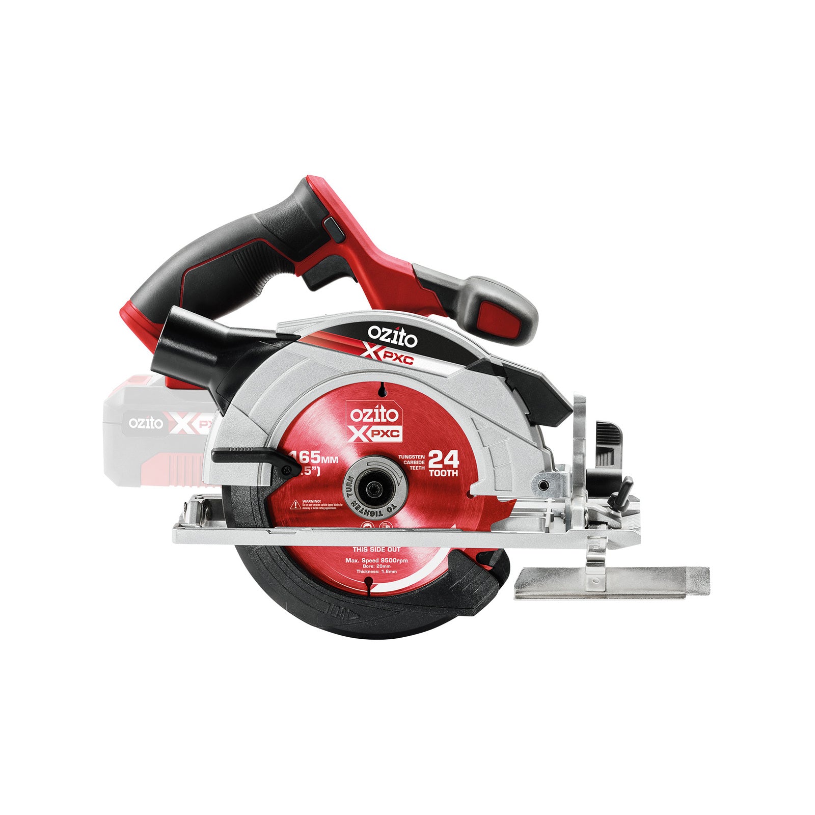 Ozito PXC 18V 165mm Cordless Circular Saw Skin Only PXCSS-165