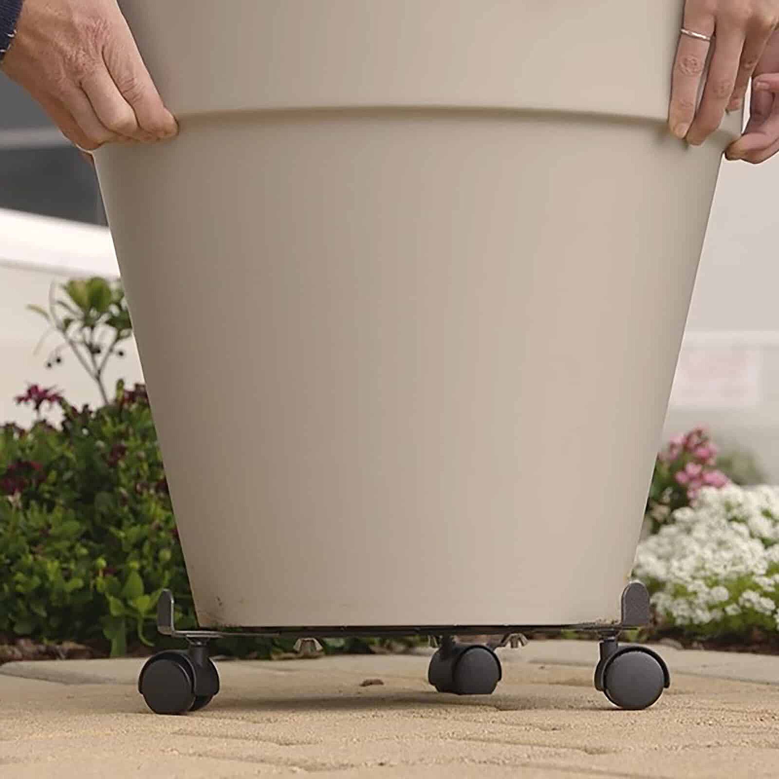 Jack 3 Wheel Heavy Duty Pot Trolley, Extendable for Large & Small Pots