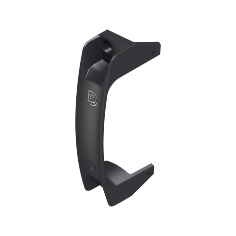 D&D Technologies LokkLatch S3 Gate Handle, Black, Polymer, Left & Right Hand Opening