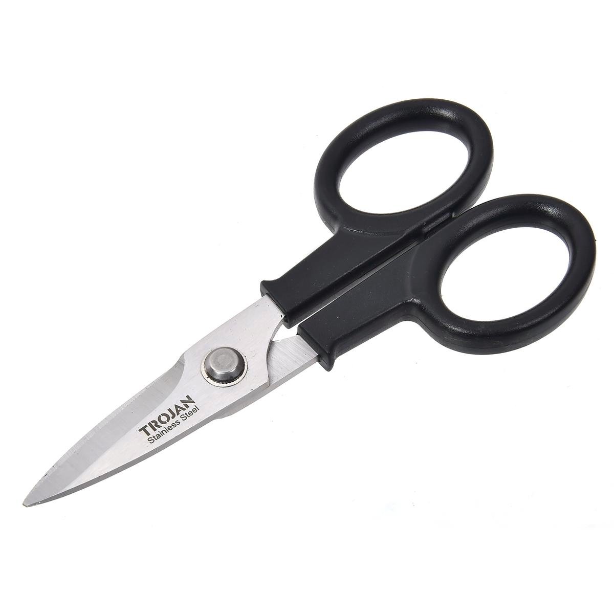 Trojan 140mm Heavy Duty Stubby Scissors Stainless Steel