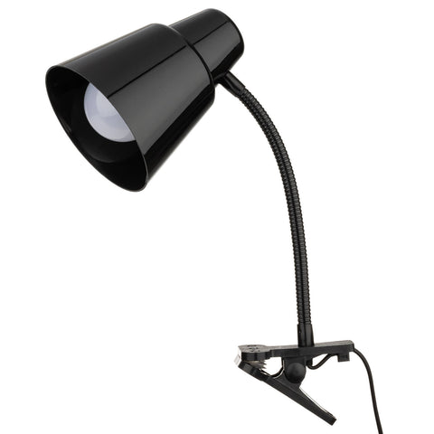 Verve Design Brylee Black Adjustable Clamp Lamp 25W Plastic & Metal ATL154BK
