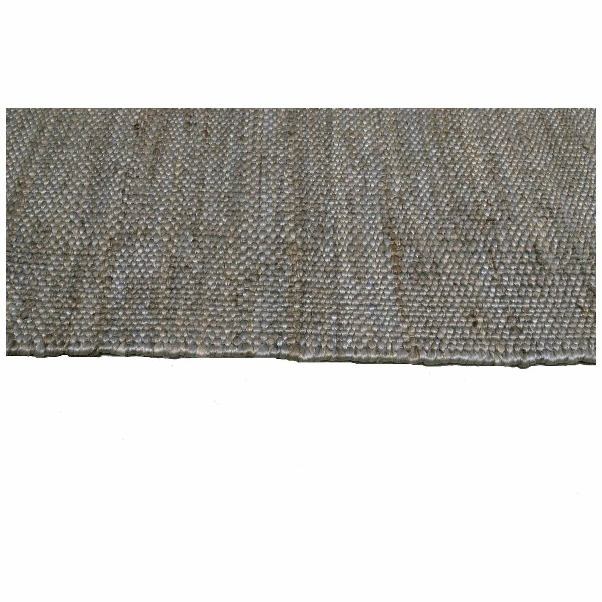 Cadrys Naturals Jute Slate Rug 300x400cm - Handspun Jute Flatweave, 8mm Pile - JUTENS5