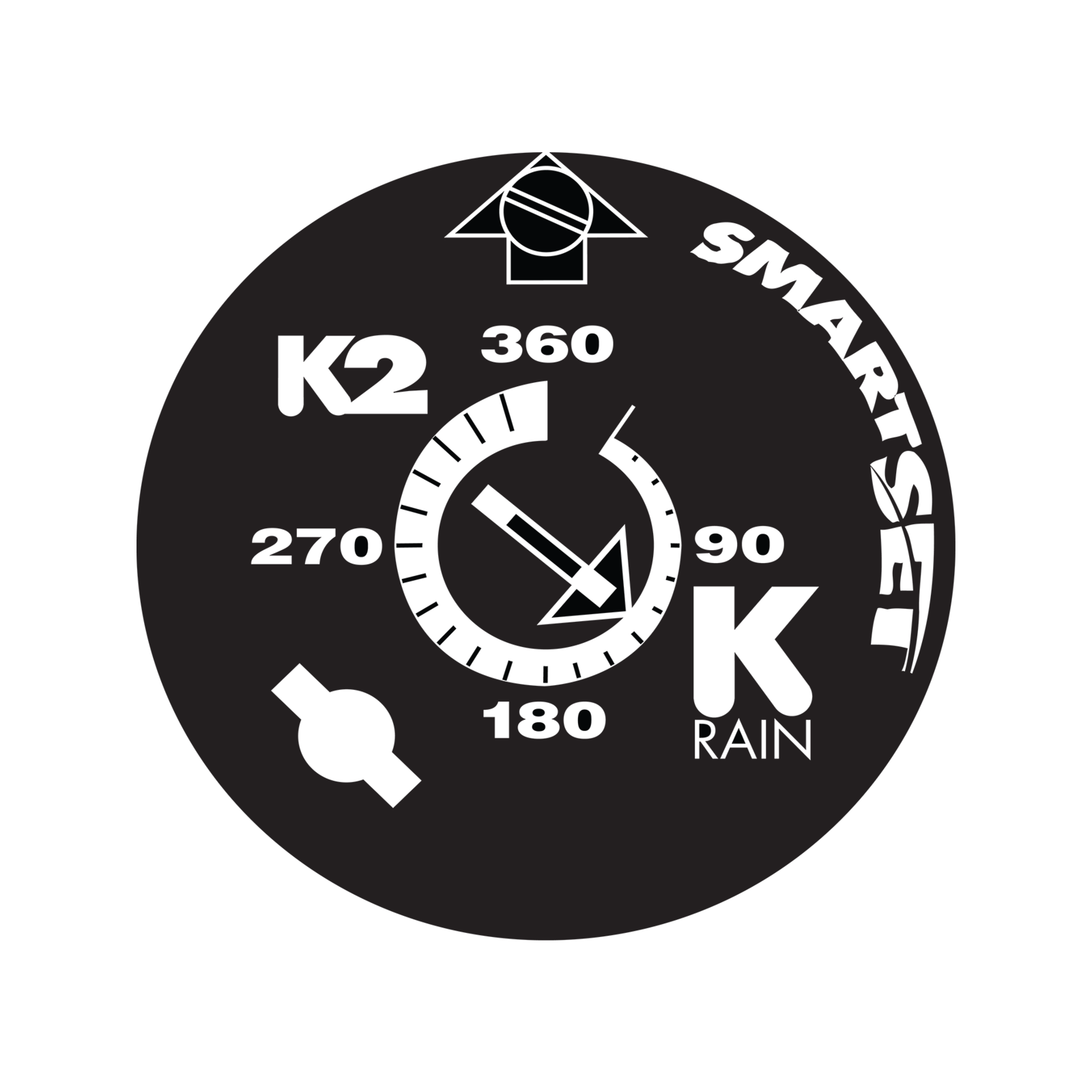 K-Rain K2 Gear Drive Rotary Sprinkler, 15mm, Adjustable Spray Pattern, Commercial Grade