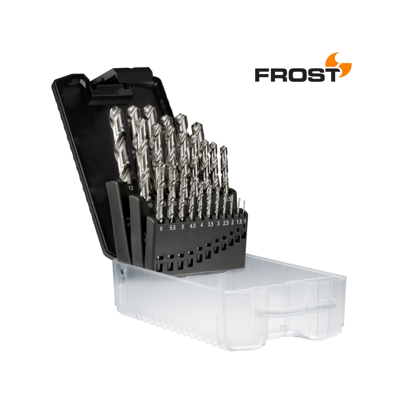 Frost 25 Piece HSS Metric Jobber Drill Bit Set