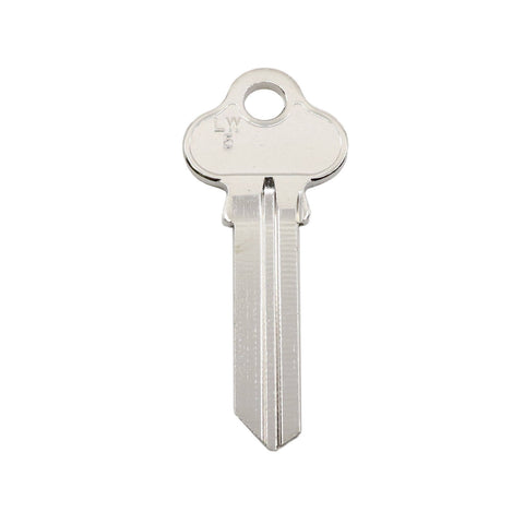 EHI LW5 55mm Silver Blank Key, Nickel Plated Brass