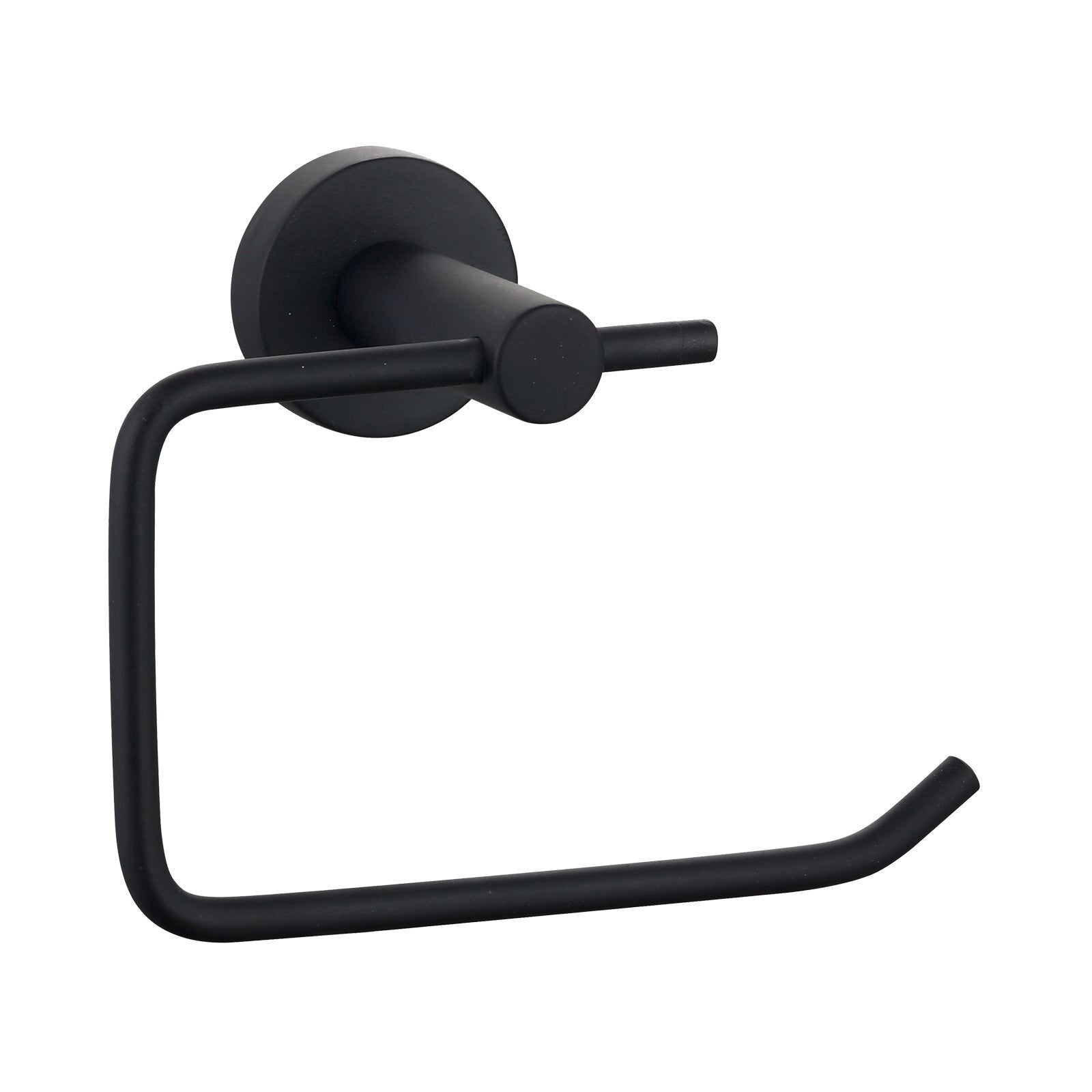 Mondella Resonance Matte Black Toilet Roll Holder Zinc
