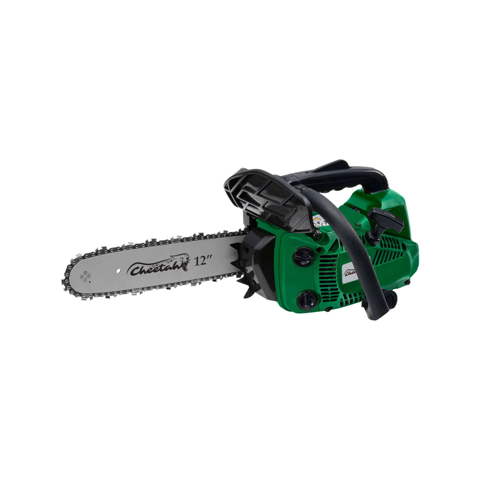 Cheetah 12 Inch 2-Stroke 25.4cc Chainsaw, 30.5cm Bar, 3/8" LP Chain 1697581