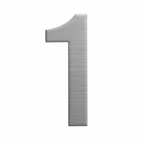 Sandleford 150mm Stainless Steel House Number 1 - Silver - Weather Resistant - SuperSaverAU - view 1