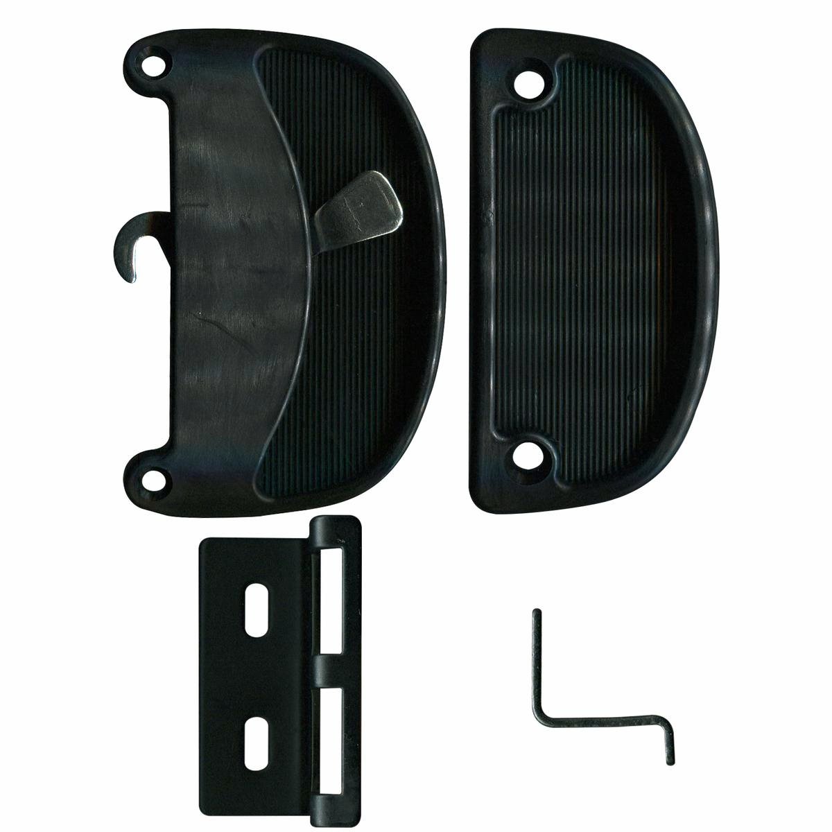 Rolltrak Screen Door Latch Set - Stainless Steel - 55mm - Durable Design - SuperSaverAU - view 1