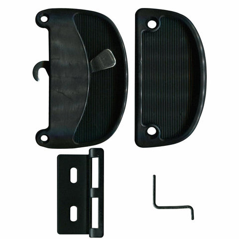 Rolltrak Screen Door Latch Set - Stainless Steel - 55mm - Durable Design - SuperSaverAU - view 1