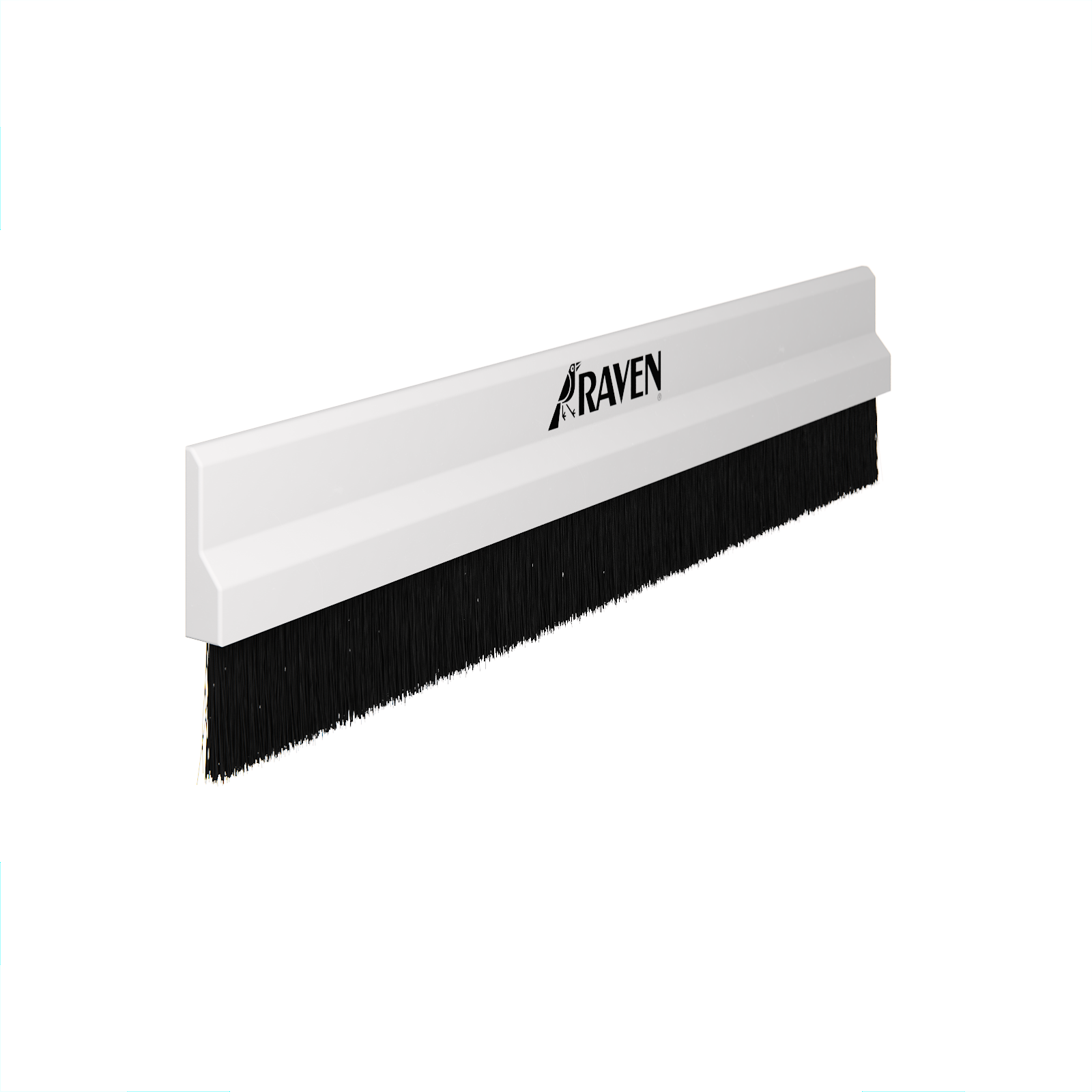 Raven RP83 920mm White Self Adhesive Nylon Brush Door Strip Weather Seal