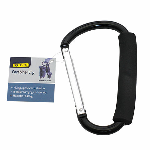 Syneco 10 x 16 x 1cm Aluminium Carabiner Clip