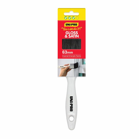 UNi-PRO Gloss & Satin Brush - 63mm - Synthetic Filament - Solvent Resistant - SuperSaverAU - view 1