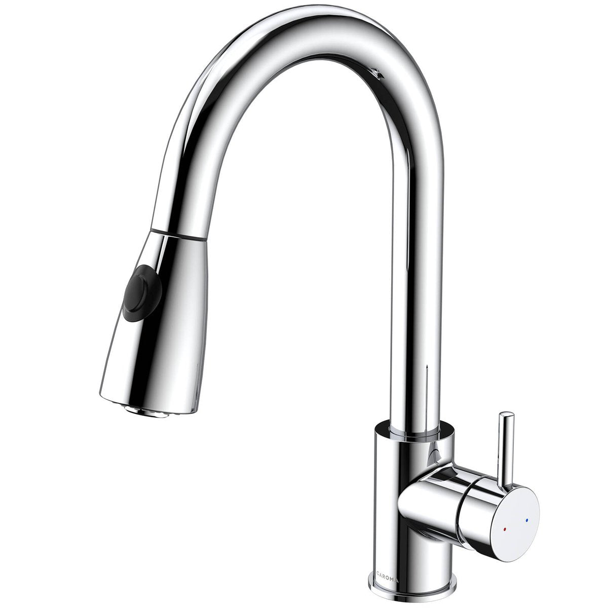 Caroma Husk Sink Mixer with Retractable Dual Spray, Polished Chrome, WELS 5 Star 6L/min