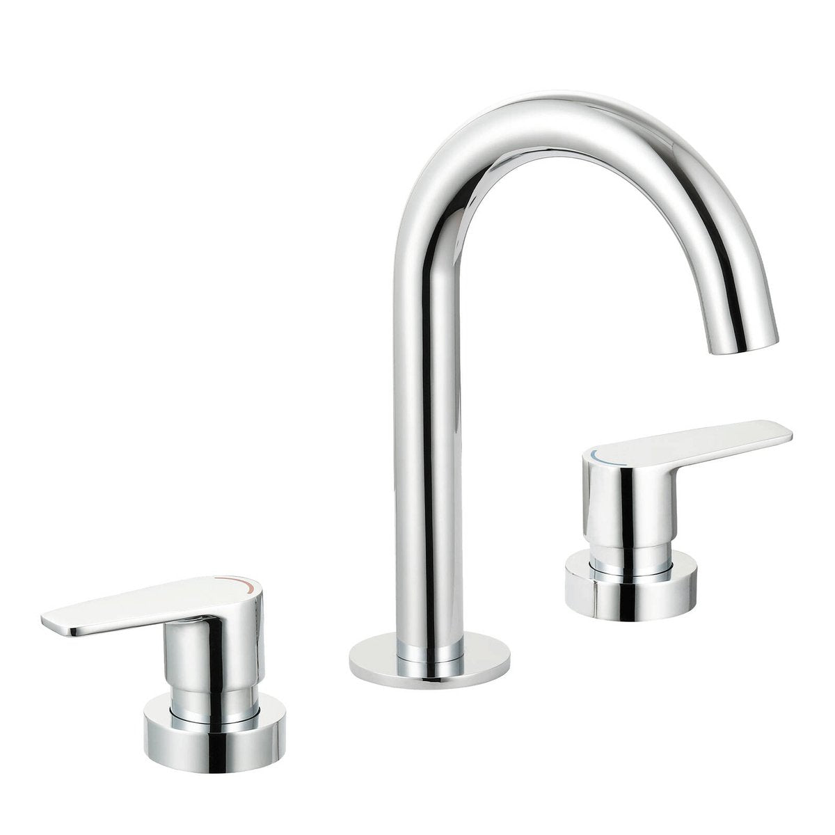 Evekare Chrome 1/4 Turn Extended Lever Basin Set 245mm x 290mm - Accessibility Aid - SuperSaverAU - view 1